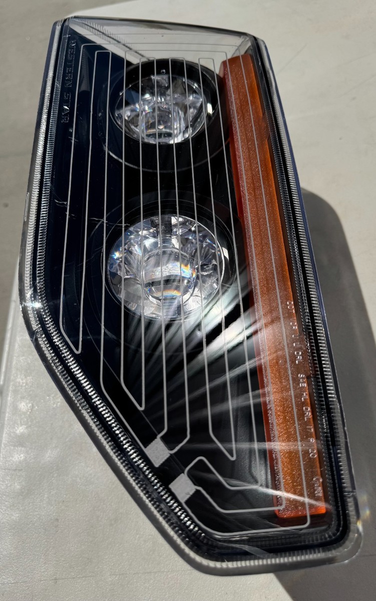 Western Star LED Heated Right Hand Drive Headlamp A66-10227-013 | eBay