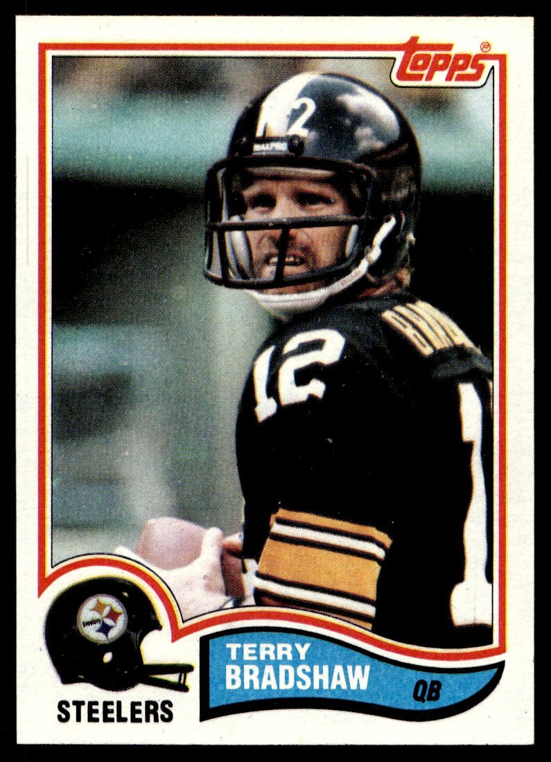 1982 Topps #204 Terry Bradshaw Pittsburgh Steelers MINT NO RESERVE!