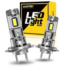 AUXITO H7 LED Headlight Bulb Kit High Low Beam 6500K Super Bright Power White US