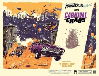 Restoration Games Thunder Road Vendetta Expansion Part 5 Carnival of Chaos