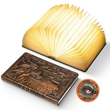 Dragon Book Lamp Dragon Night Light, Portable Book Lovers Roar of Evil Dragon