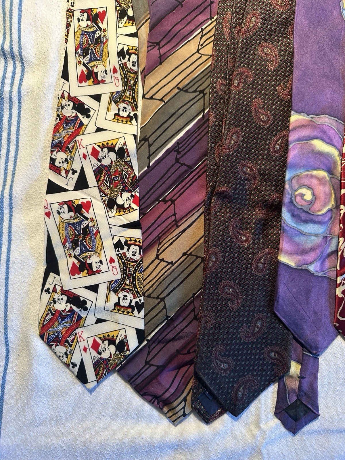 10 Designer Ties, Including Signed Robert Daskal … - image 2