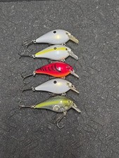 (5) Strike King KVD 1.0 Squarebill Crankbait Fishing Lures Lot Of 5
