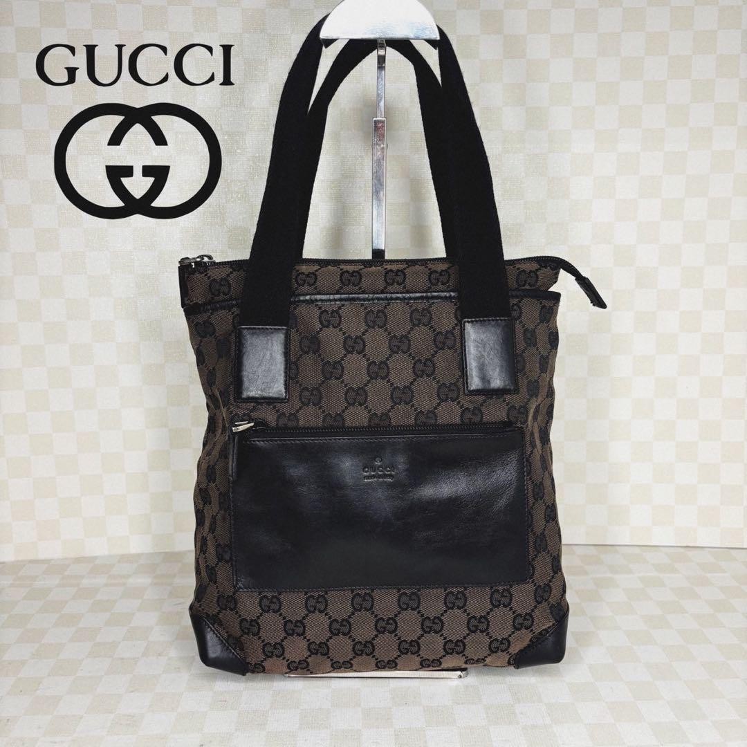GUCCI Gucci Tote Bag Handbag GG Canvas M58 from Japan