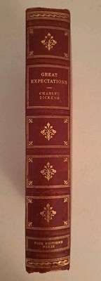 VNTG 1952 Great Expectations, Charles Dickens Hardcover Editions Press W/ Insert