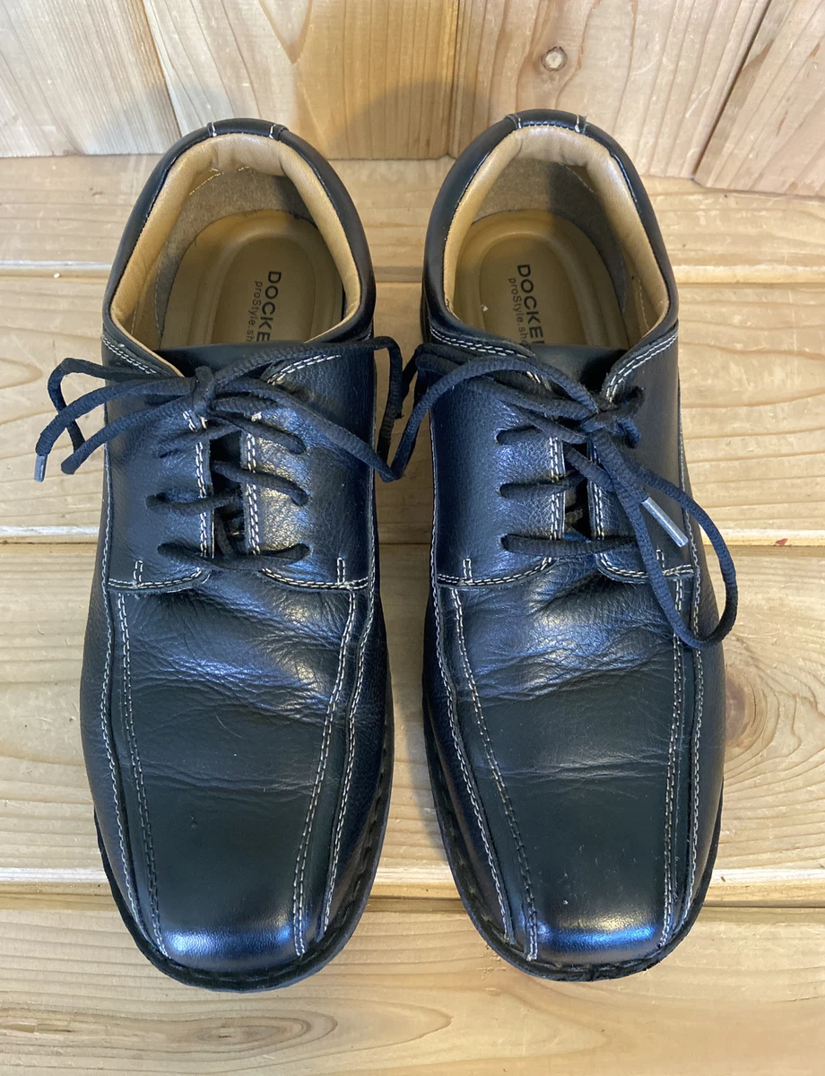 Dockers black dress shoes sales
