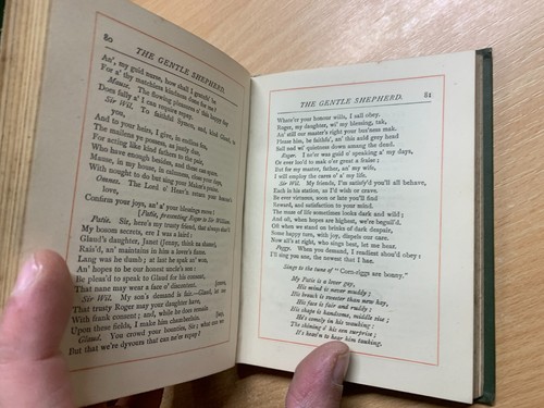 1887 "POEMS" ALLAN RAMSAY SMALL ANTIQUE HARDBACK BOOK (P3) - Imagen 12 de 15