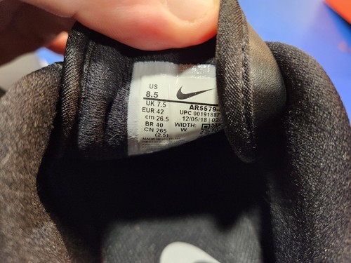 Scarpe da golf Nike Roshe G Tour da uomo taglia 8,5 W nere Summit AR5579-001 - Foto 4 di 5