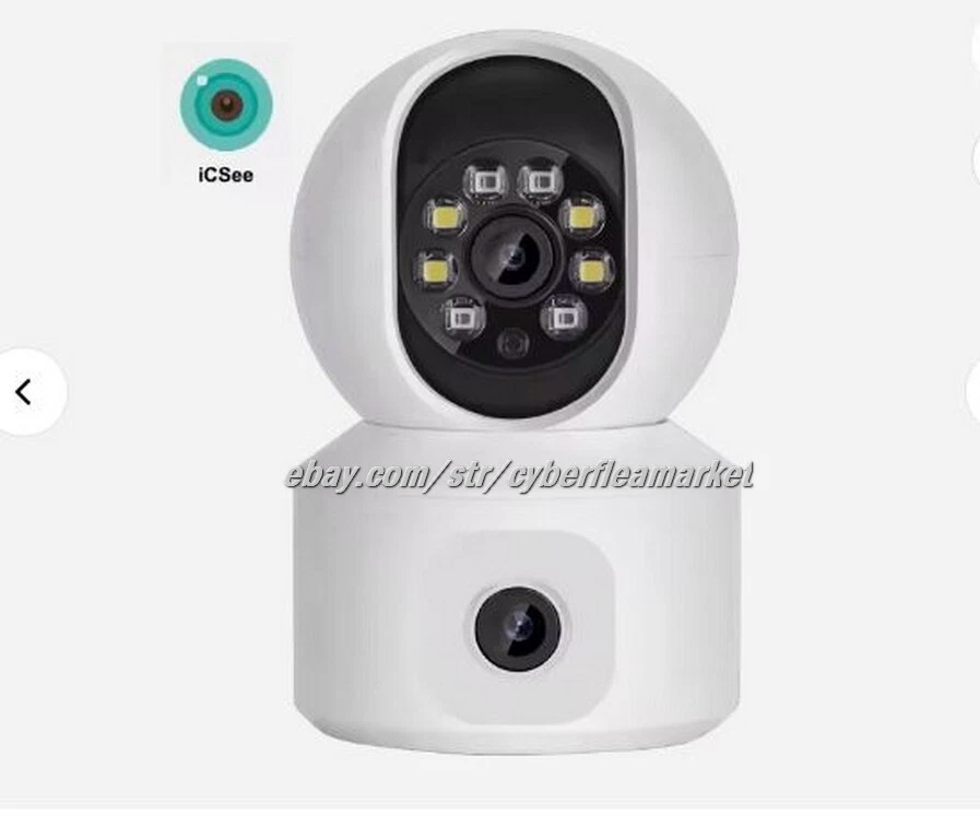 Baby monitor / Home Surveillance - Dual Lens 4K Wifi Camera 1080P Indoor ICSEE