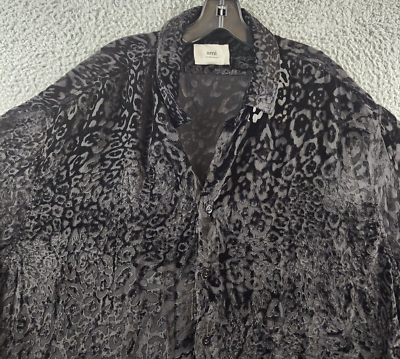 【送料&関税込】Ami Alexandre Mattiussi Black Polyester Skir AMI Alexandre Mattiussi Box Fit Button Up Shirt Men's 43