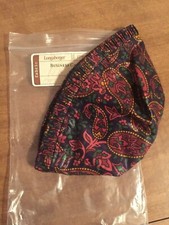 Longaberger LINER ONLY for Business Card in FD Paisley - NEW, Free Ship