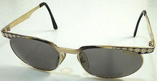 CARRERA Vtg 80s AVIATOR SUNGLASSES Gold Tone 5476 49 Austria 54-17 140mm 400