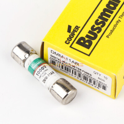 10PCS Bussmann 11A 1000V (DMM 11A) DMM-11AR FUSE for Digital Multimeter