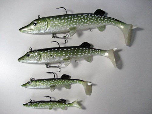 Behr Gummifisch Trendex Natural Shad Sortiment Farbe Barsch in 3 vers