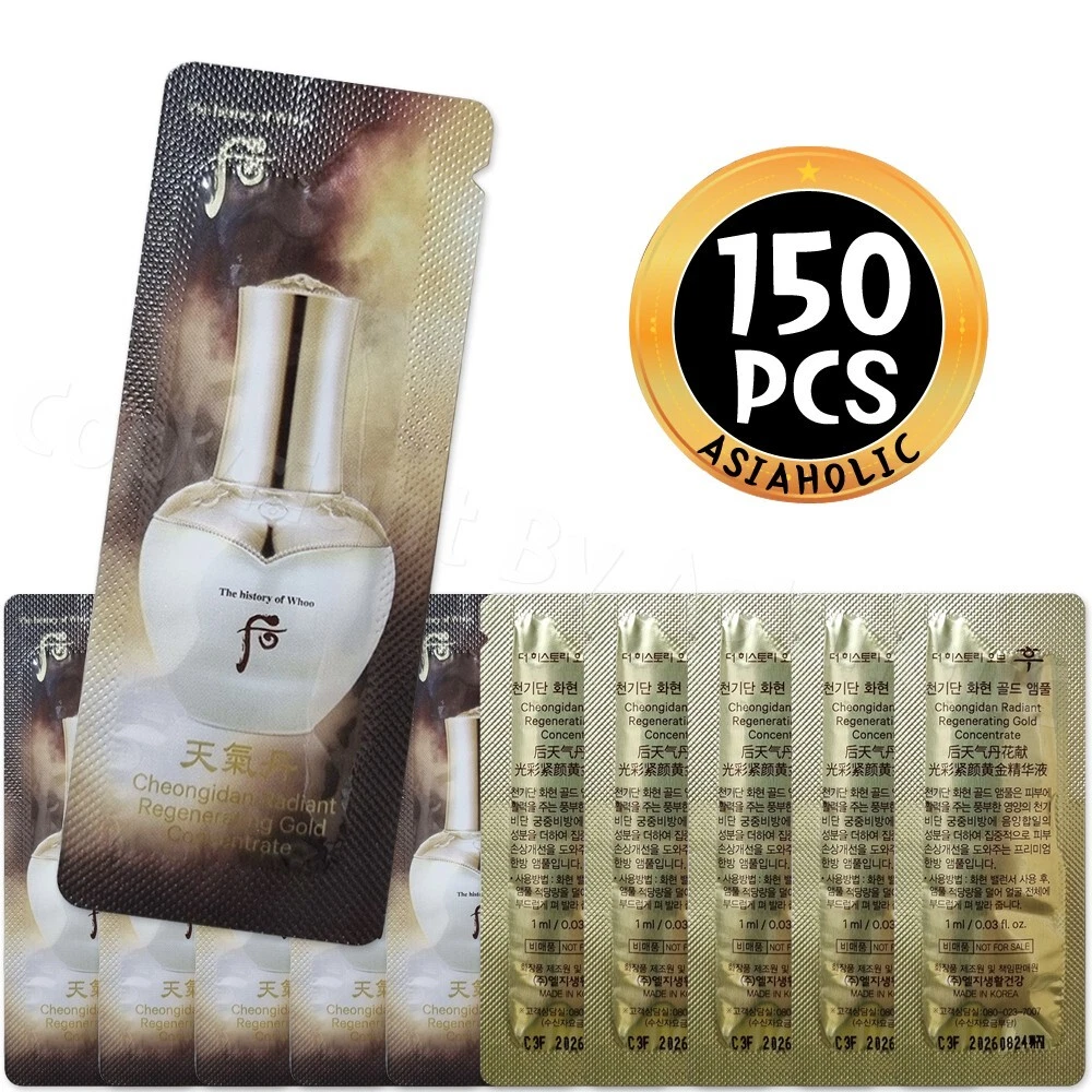The history of Whoo Radiant Regenerating Gold Concentrate 1ml x 150pcs (150ml)
Opens in a new window