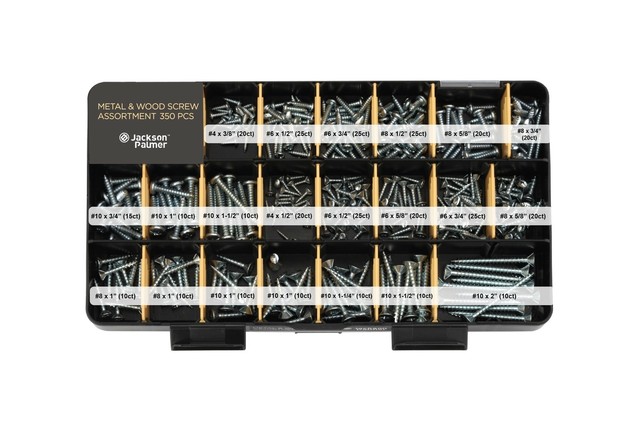 Deluxe Hardware Assortment Kit With Professional No Mix Case 1300 Piece ...