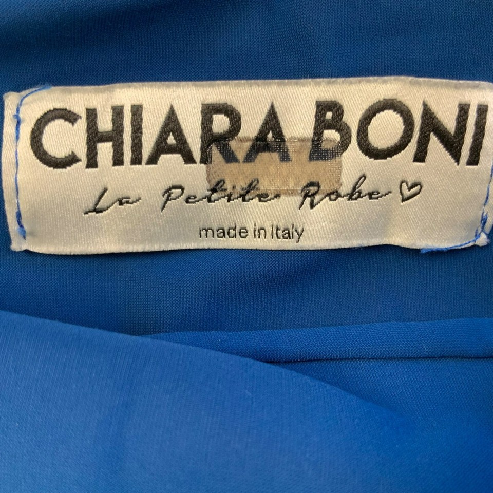 Chiara Boni La Petite Robe Baltico Sashi Jumpsuit In Blue Size 12 Long
