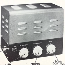 1953 Don McGohan Amp MG-7 Service Wire Schematic Repair Manual Vintage Original