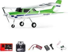 FMS Rc Plane for Beginner 1220mm Ranger EP V2 With Reflex V3 RTF For AdultsGreen