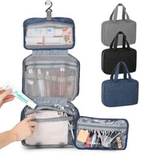 Large Travel Cosmetic Makeup Bag Toiletry Hanging Organizer Storage Case Pouch