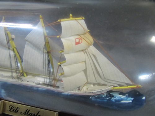 Buddelschiff Segelschiff „Lili Marleen“ Flaschenschiff Schiff in Glasflasche alt - Bild 6 von 15