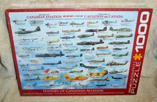 EuroGraphics History of Canadian Aviation Jigsaw 1000 Pc. Puzzle Sealed