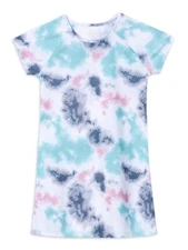 New Wonder Nation Pink Teal Gray Tie Dye Nightshirt Nightgown Girls many sizes