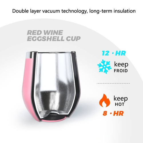 Personalised 12oz Thermos Insulated Travel Wine Cup Tumbler Hot Cold Coffee Tea - Picture 6 of 12