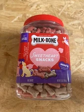 Milk-Bone Limited Edition Valentine's Sweetheart Snacks Mini’s Dog Treats 25 oz