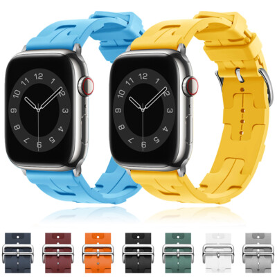 Silikon Armband für Apple Watch Series 11 10 9 8 7 6 5 SE Ultra 3 2 40-49mm Band