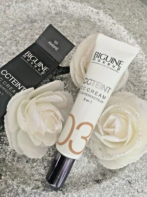 BIGUINE CC CREME & FOND DE TEINT 8 EN 1 SPF 20 SOIN PERFECTEUR 03 AMBRE NEUF - Photo 1/2