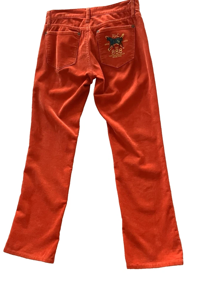 Pantalones de mezclilla para mujer Polo Ralph Lauren Madison 888 elásticos de pana talla 27 Foto 3 de 4