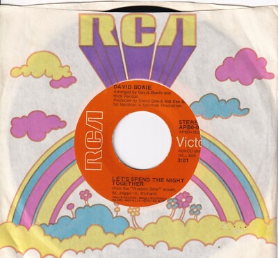 7'' Single - David Bowie - Let's spend the night together