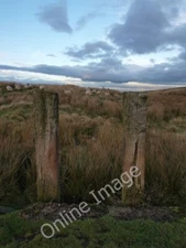 Photo 6x4 Culvert under track Gabroc Hill The two upright sleepers stand  c2010