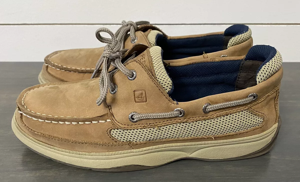 Boys Sperry Top Sider Shoes Lanyard YB46122A Size 5M