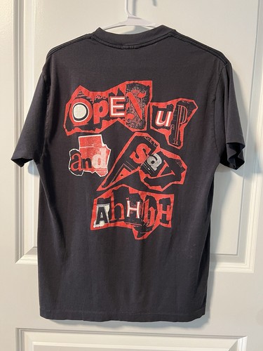 Vintage Poison 1988 Open Up and Say Ahh Tour - Single Stitch - Med Band T-shirt - Picture 7 of 12