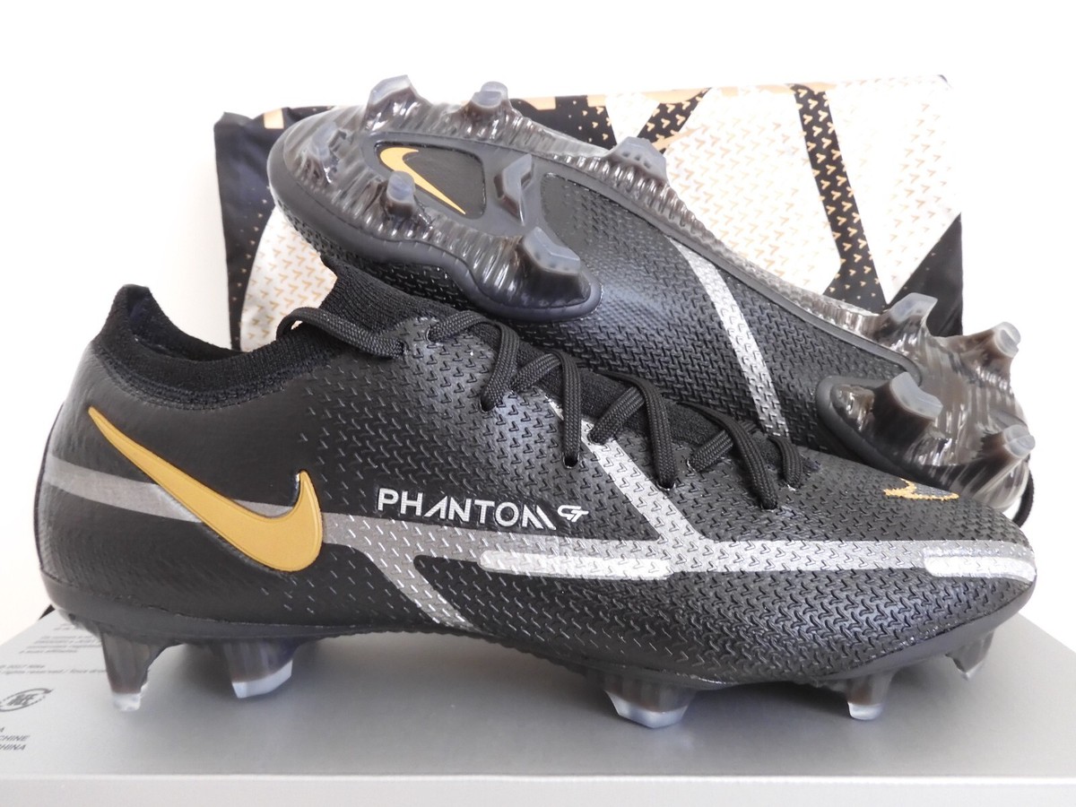 Nike Phantom GT2 Elite DF FG Black Gold Soccer Cleats CZ9890-007. Men’s Sz. Nike Phantom GT2 Elite FG - Black/Gold main image 3