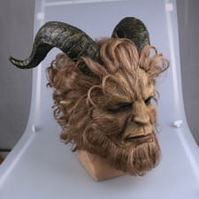 Beauty And The Beast Mask Prince Mask Horror Beast Halloween Cosplay Mask Latex