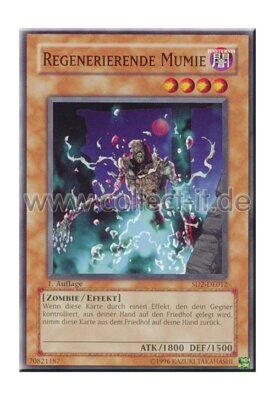 Yugioh SD2-DE012 Regenerierende Mumie 1. Auflage