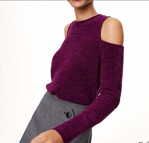 loft cold shoulder sweater