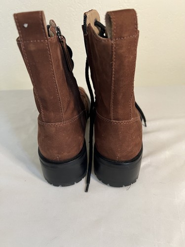 Able Boots Chestnut Women’s Size 9 Full Side Zip 1.75” Block Heel Mid Calf EUC - Picture 5 of 7