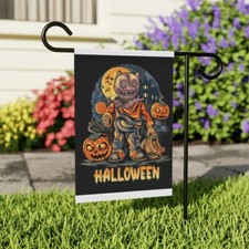 Halloween Garden House Banner