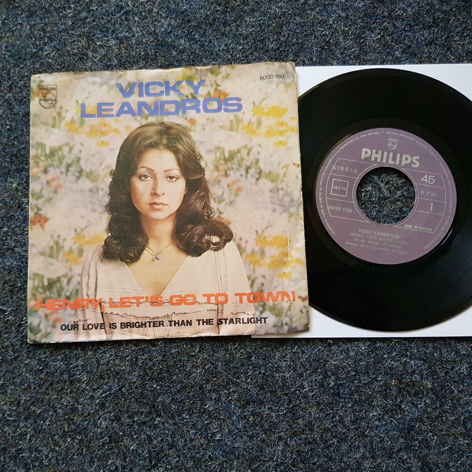 7"" Single Vinyl Vicky Leandros - Henry, let's go to town / Theo SUNG IN ENGLISH