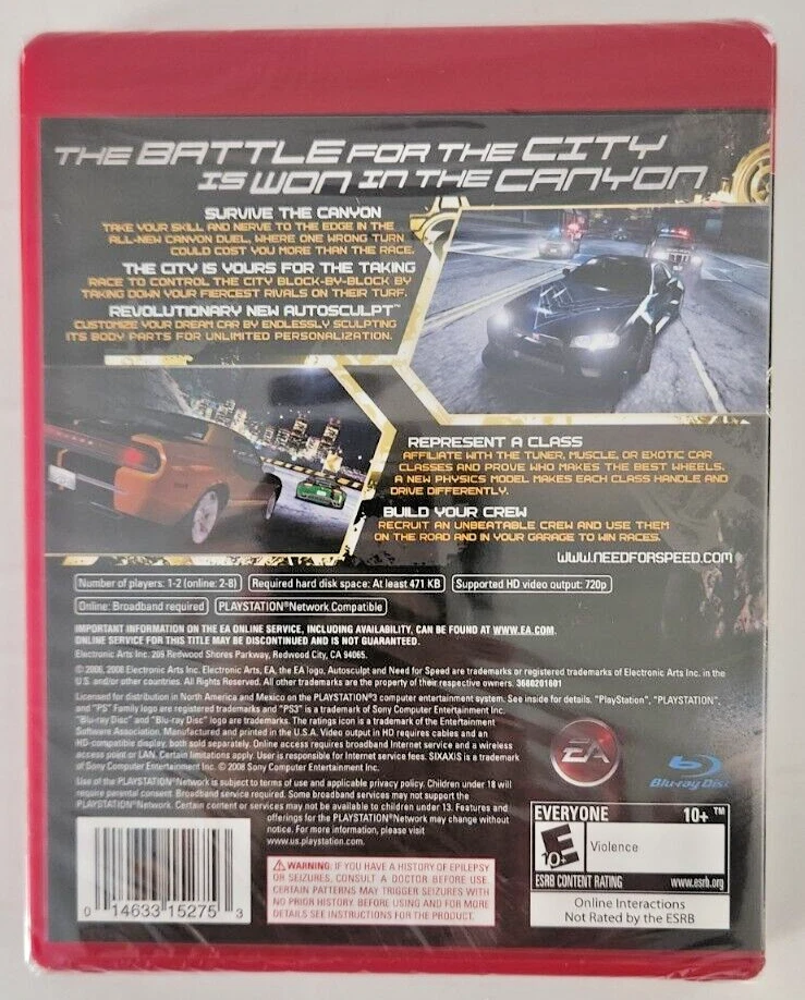 Need for Speed: Carbon + The Run + Most Wanted Greatest Hits PS3 New Game Bundle - Image 3 of 4