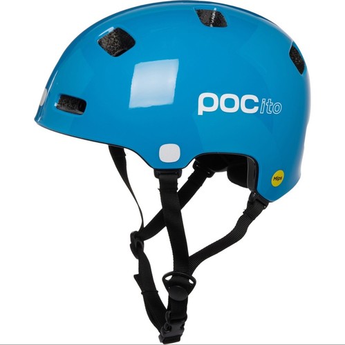 POC POCito Crane MIPS Bicycle Helmet Kids Boys Girls Blue Size M 55-58 NEW