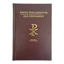 Bible Latin/English The Old Testament  Volume 1 Vulgate & Challoner Rheims 