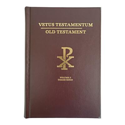 Bible Latin/English The Old Testament  Volume 1 Vulgate & Challoner Rheims 