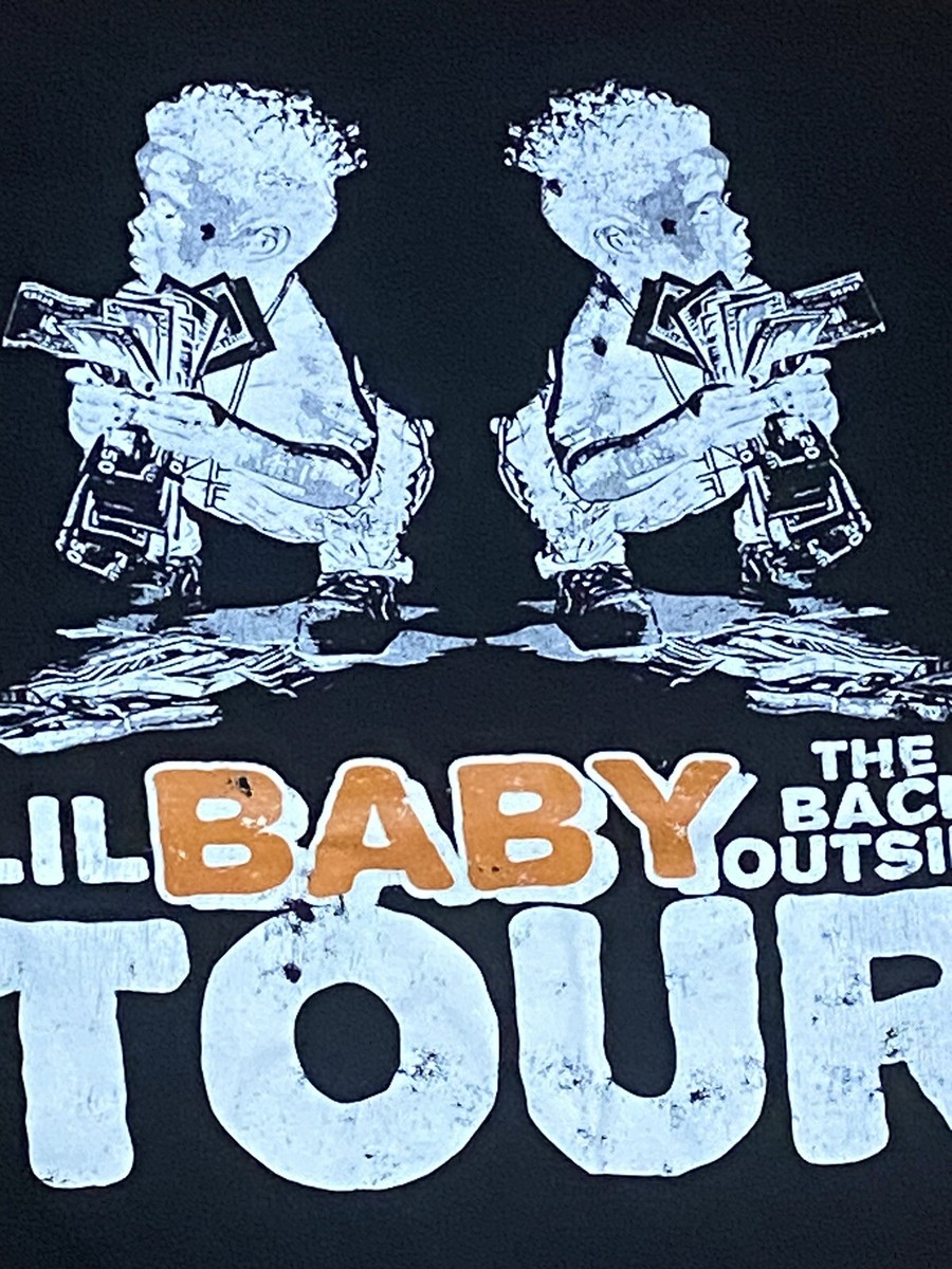 Lil Baby “Back Outside Tour” ツアーTシャツ lil baby “the back outside tour” t shirt size Small - Rap