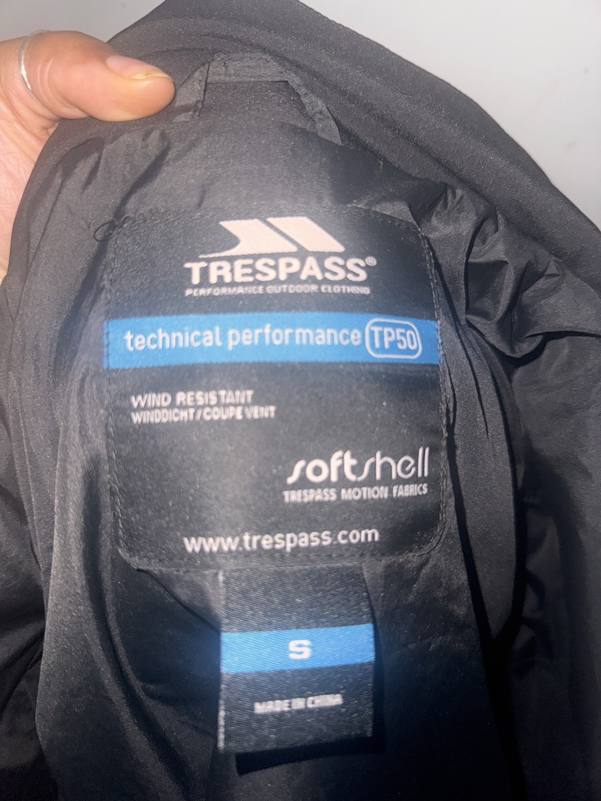 Trespass Technical Performance TP50 Size Small Bl… - image 7