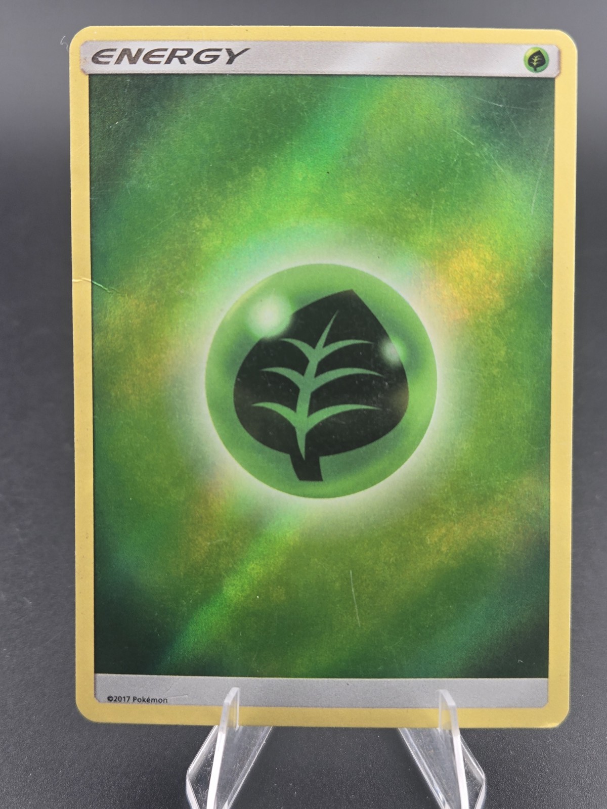 2017 Pokemon TCG Sun & Moon Base Set Grass Energy MP